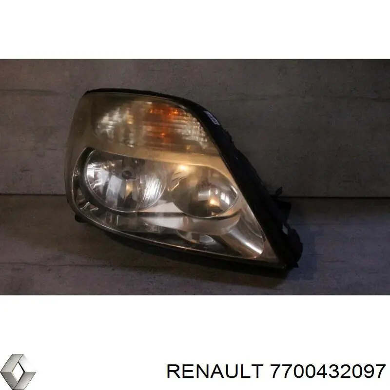 Faro derecho 7700432097 Renault (RVI)