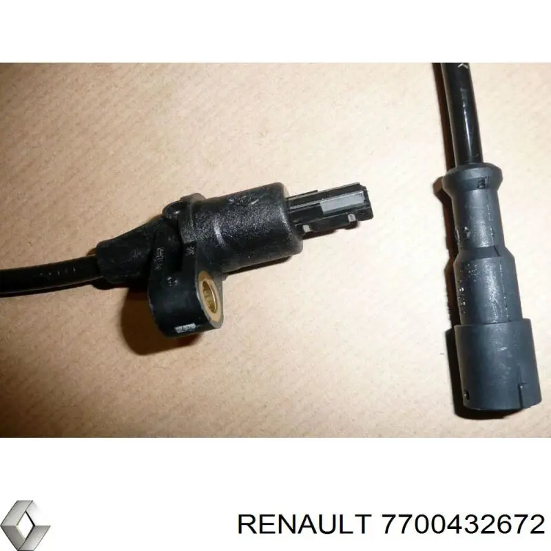 Sensor ABS, rueda trasera izquierda para Renault Scenic (JA0)