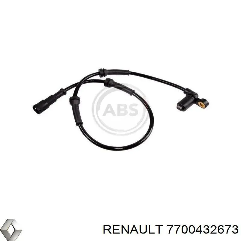 7700432673 Renault (RVI) sensor abs trasero derecho