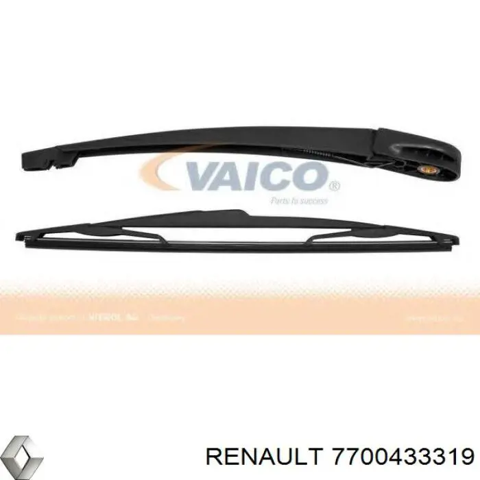 Tapa, brazo del limpiaparabrisas trasero para Renault Clio (BR01, CR01)