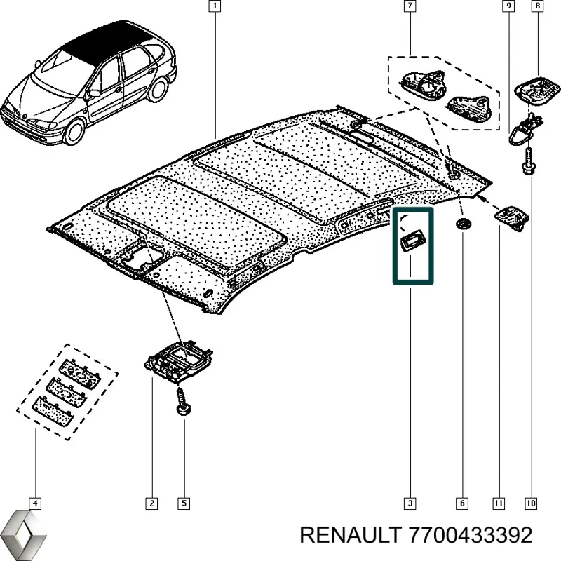 7700433392 Renault (RVI) 
