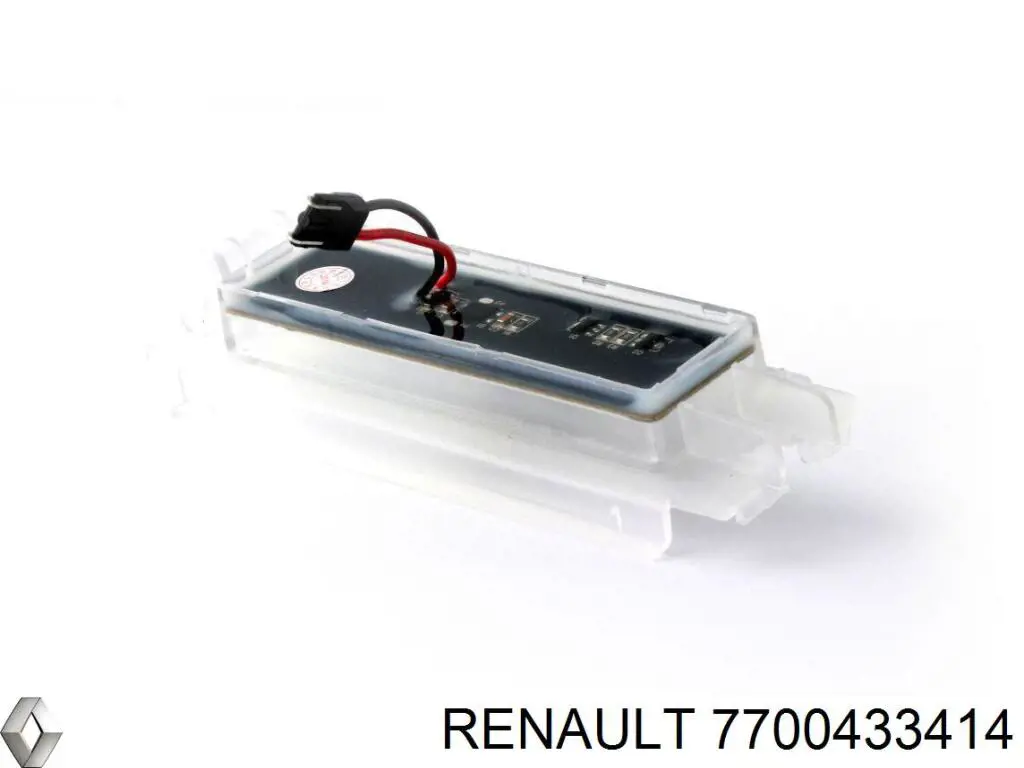 Luces LED de matricula Renault (RVI) 7700433414