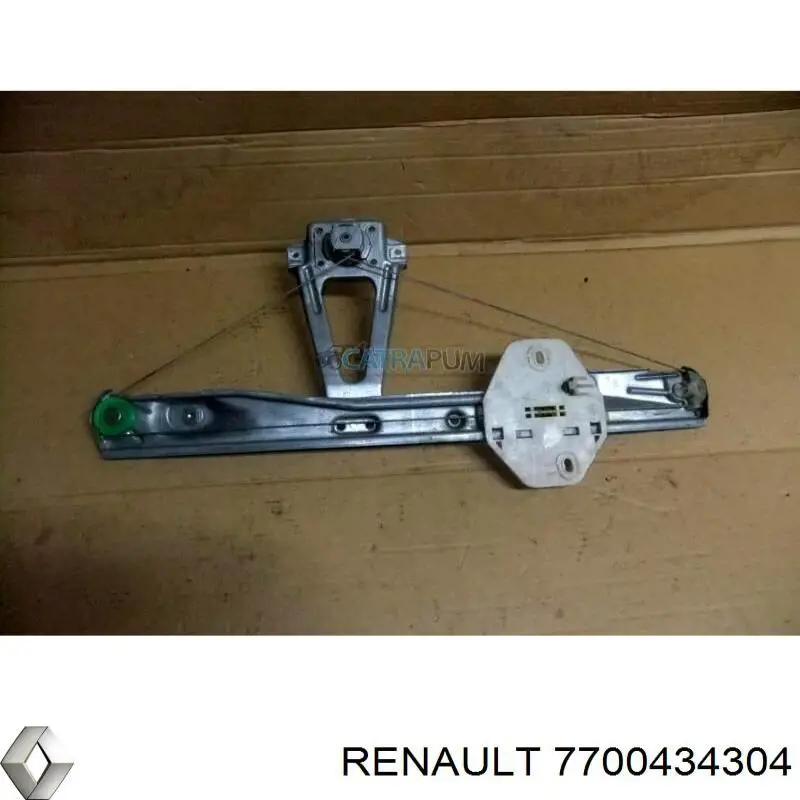 Mecanismo alzacristales, puerta trasera derecha para Renault Clio (B, C, B01)