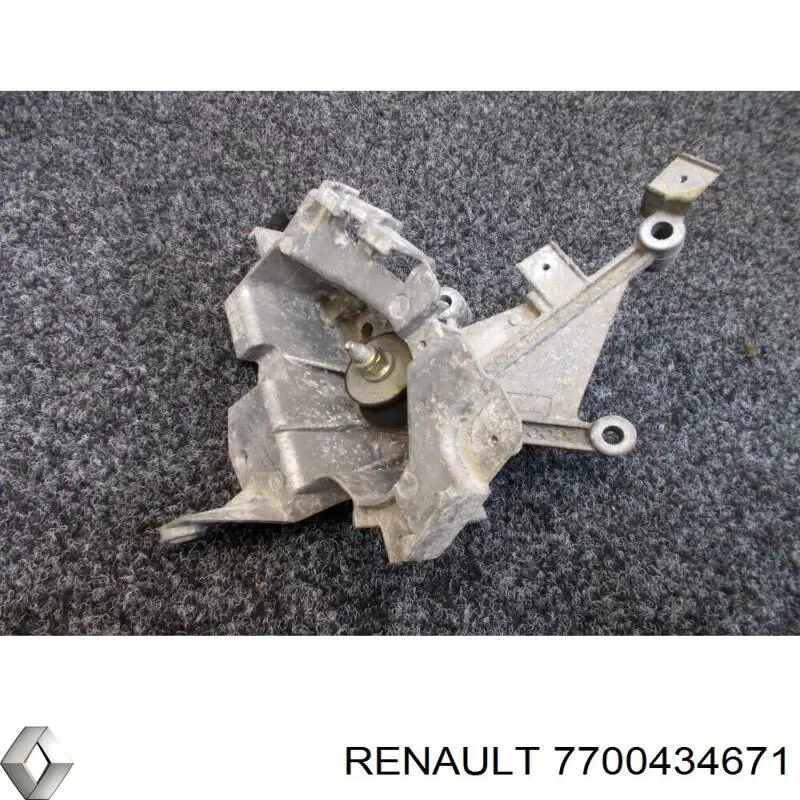 Soporte del soporte izquierdo del motor 6001543537 Renault (RVI)
