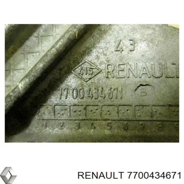 Soporte para taco de motor izquierdo para Renault Kangoo (FC0)