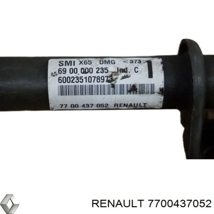 7700437052 Renault (RVI) Cremallera caja de direccion