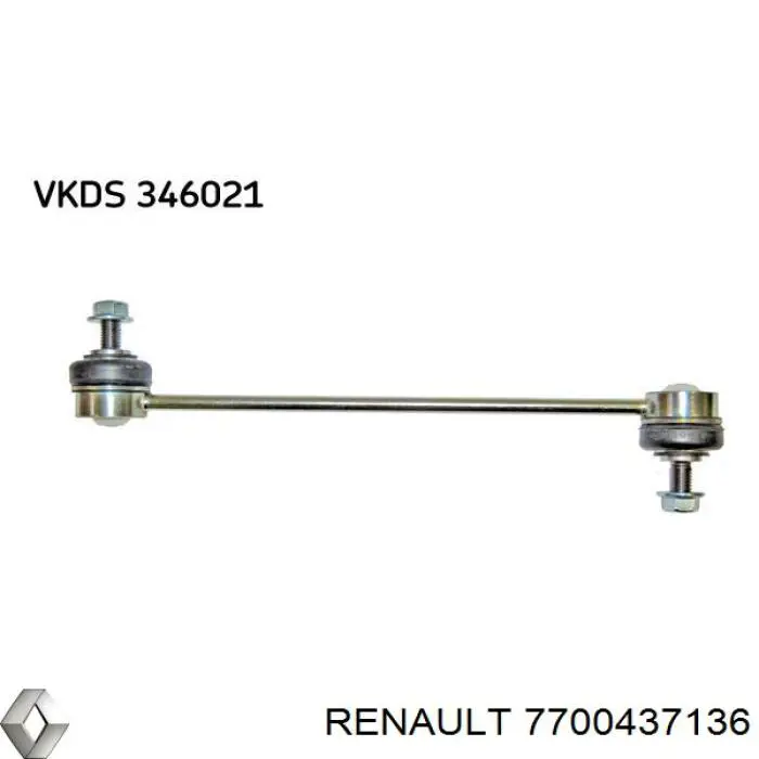 Bieleta estabilizadora delantera Renault (RVI) 7700437136 precio, desde 13,90 EUR