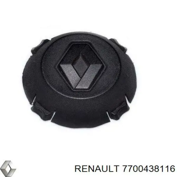 7700438116 Renault (RVI) tapacubos de ruedas