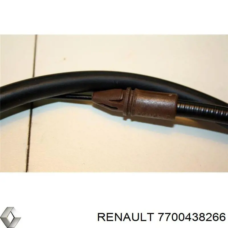 7700438266 Renault (RVI) cable de freno de mano trasero izquierdo