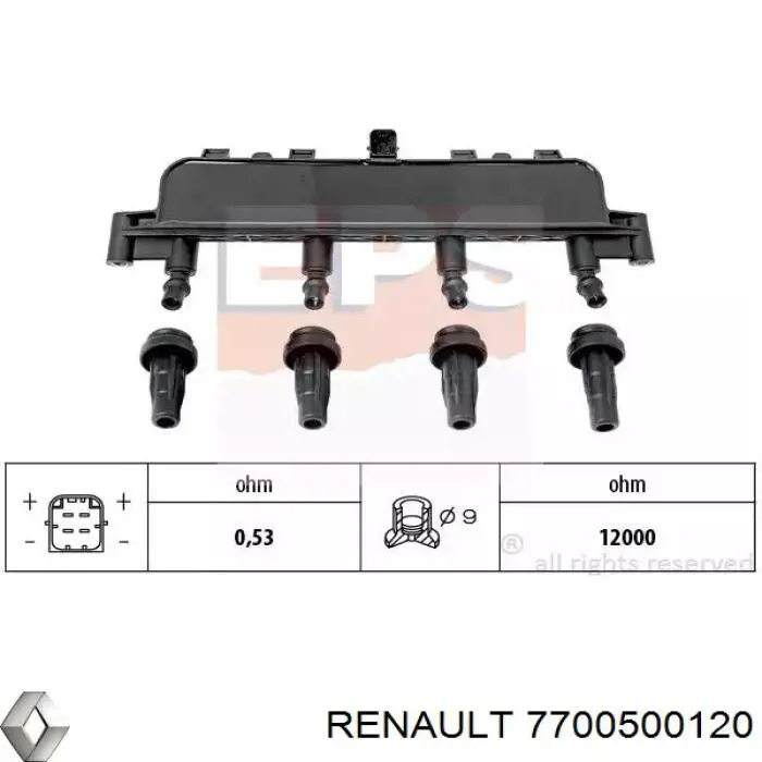 7700500120 Renault (RVI)