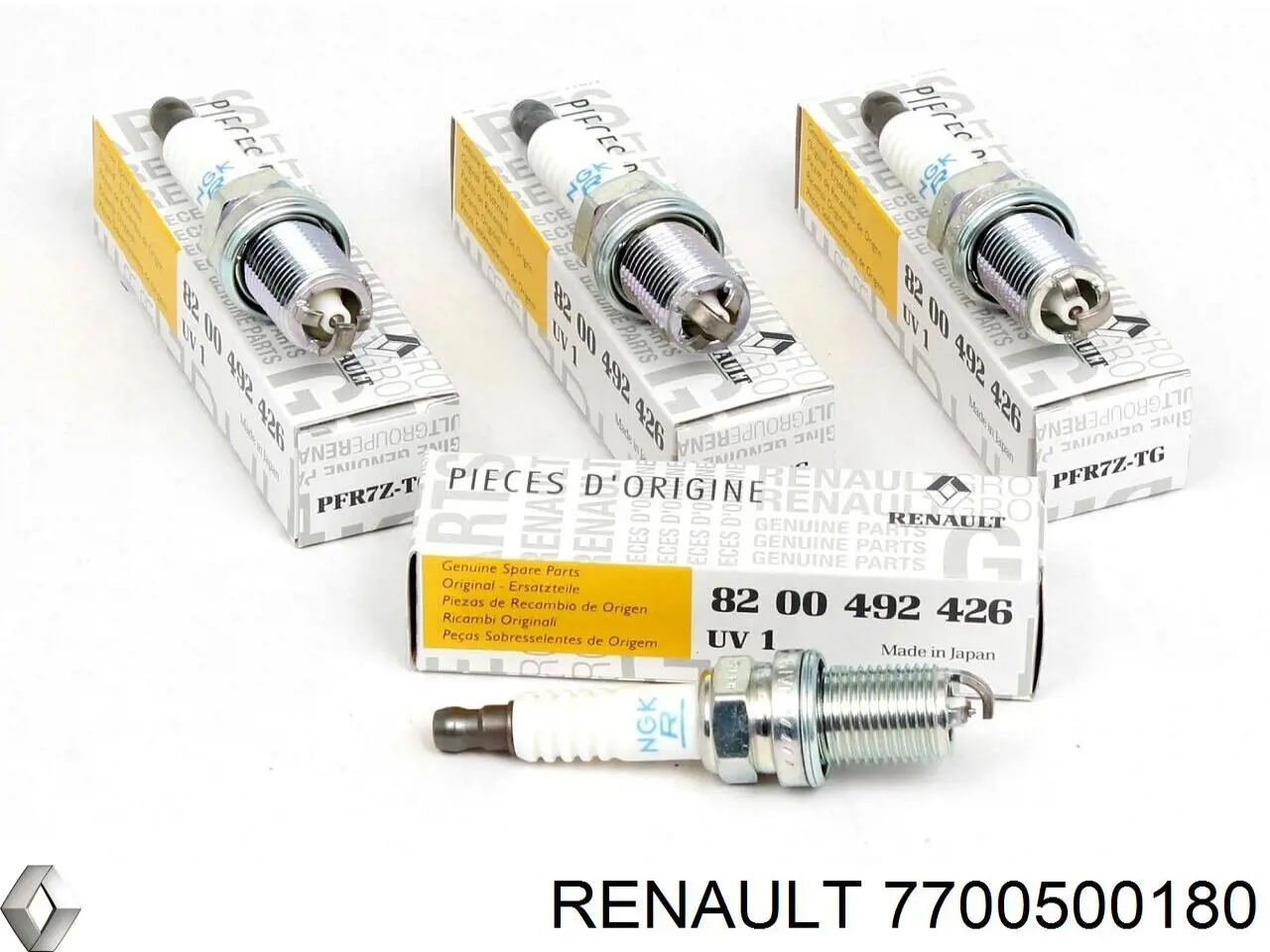 Bujias de encendido Renault (RVI) 7700500180