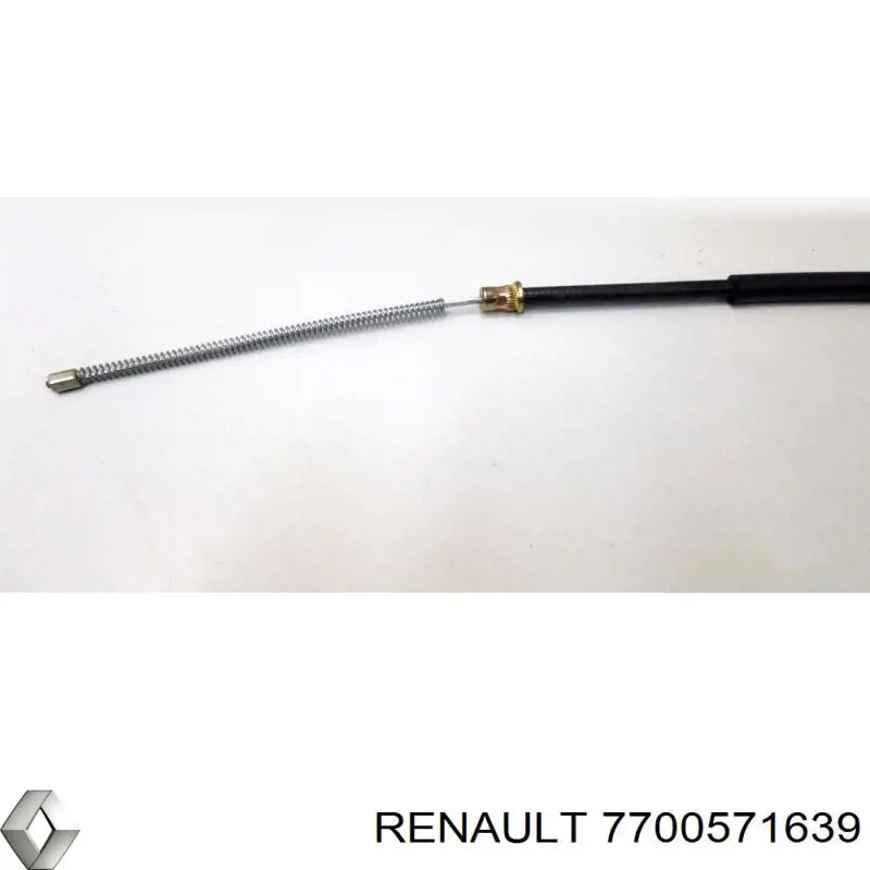 7700571639 Renault (RVI) cable de freno de mano trasero derecho/izquierdo