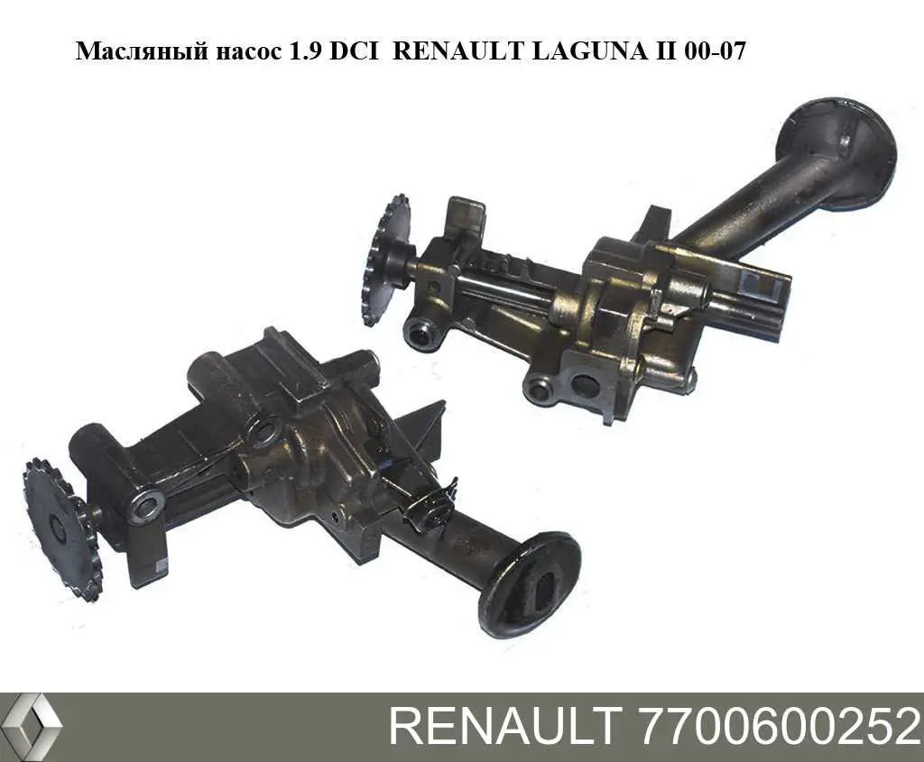 Bomba de aceite Renault (RVI) 7700600252 precio, desde 41,18 EUR