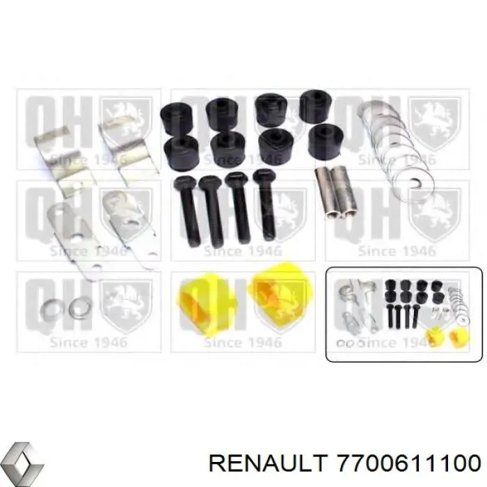 Buje estabilizador delantero exterior Renault (RVI) 7700611100 precio, desde 10,48 EUR