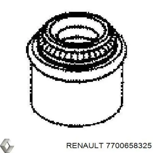 7700658325 Renault (RVI) sello de aceite de valvula (rascador de aceite Entrada/Salida Kit De Motor)