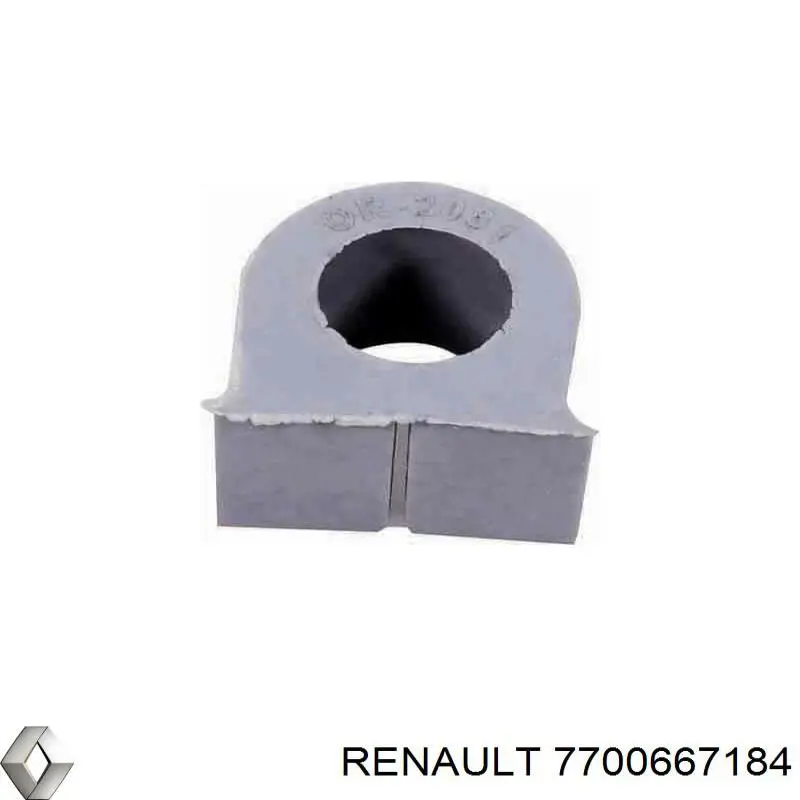 7700667184 Renault (RVI) casquillo de barra estabilizadora trasera