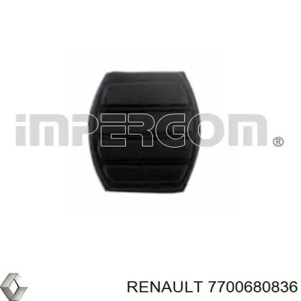 Cubierta de pedal de freno Renault (RVI) 7700680386 precio, desde 1,33 EUR