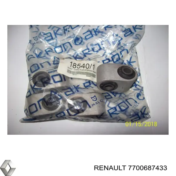 7700687433 Renault (RVI) articulación, columna de dirección
