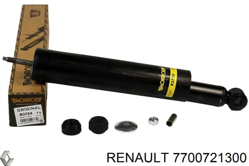 7700721300 Renault (RVI) amortiguador trasero