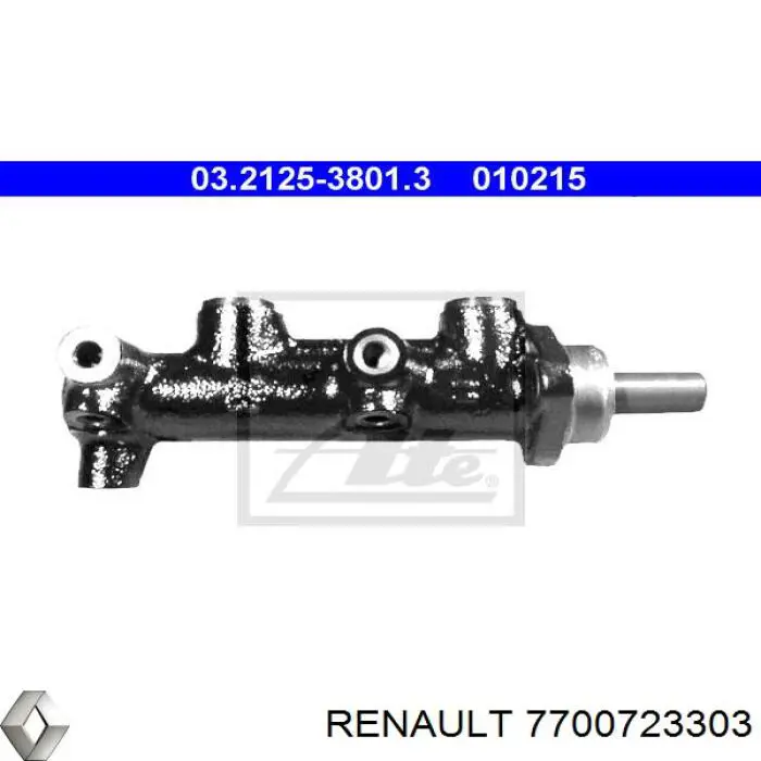 Cilindro maestro de frenos Renault (RVI) 7700723303 precio, desde 79,29 EUR