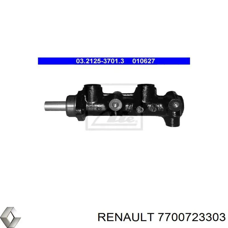 Cilindro maestro de frenos 7700723303 Renault (RVI)