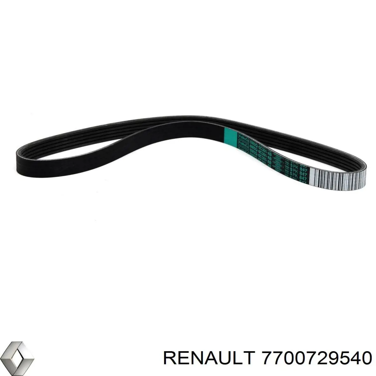 Correa trapezoidal nervada V40  hatchback (2012-2019) original desde 10,55 €