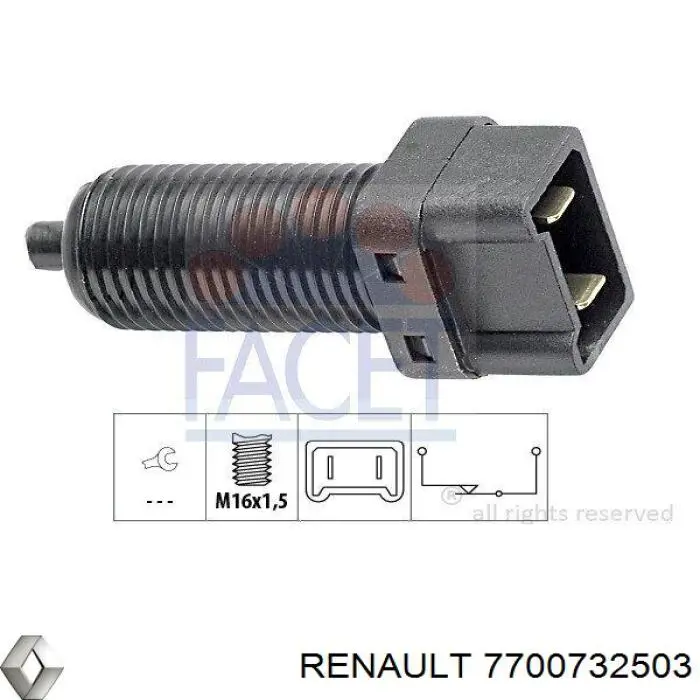 Interruptor de luz de freno 24230 FAE