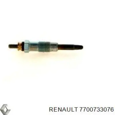 7700733076 Renault (RVI) bujía de precalentamiento