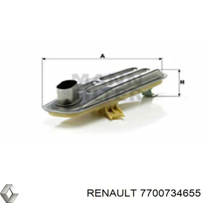 7700734655 Renault (RVI) filtro caja de cambios automática