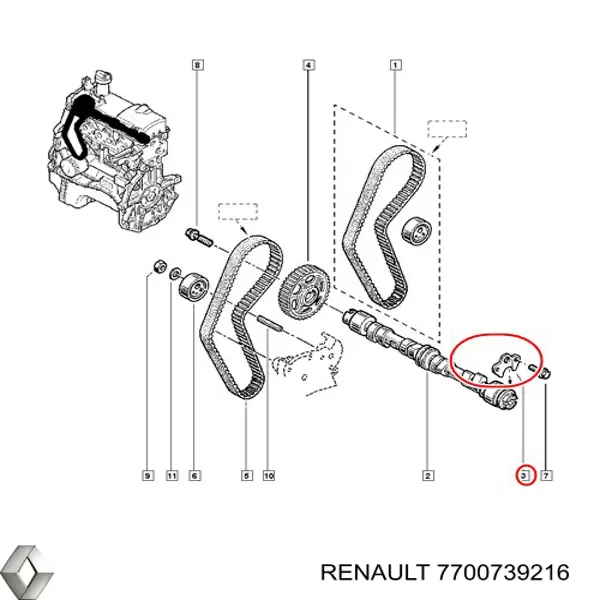  Renault (RVI) 7700739216 precio, desde  