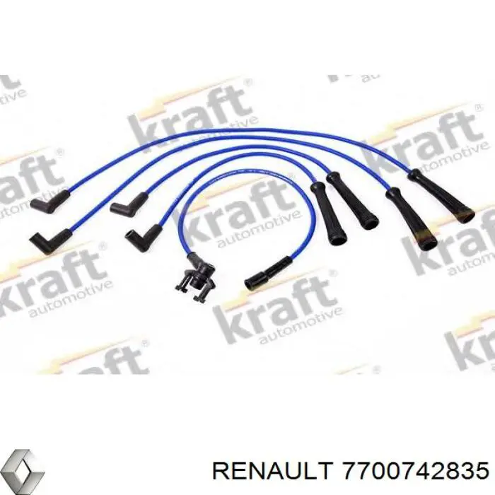 7700742835 Renault (RVI) cables de bujías