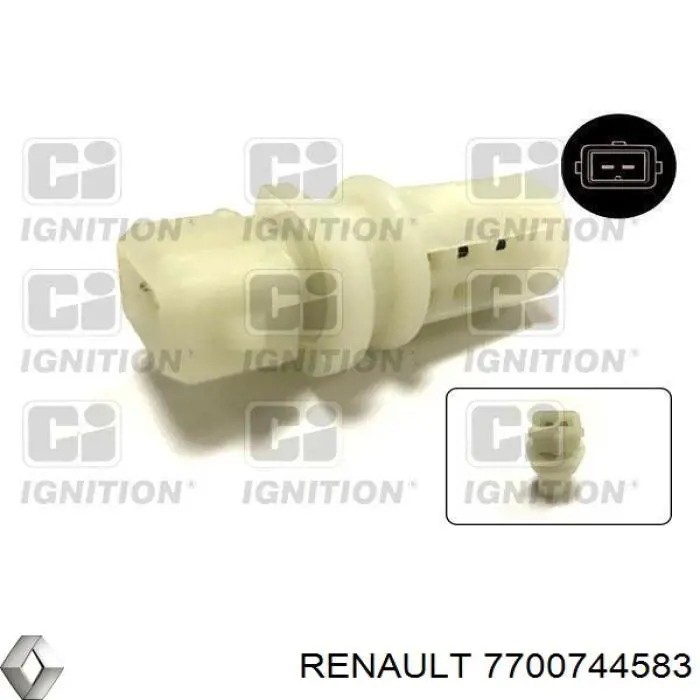 7700744583 Renault (RVI) sensor, temperatura del aire de admisión