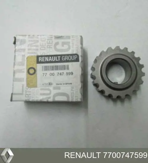 Comprar 7700747599 Renault (RVI) Piñón del cigüeñal