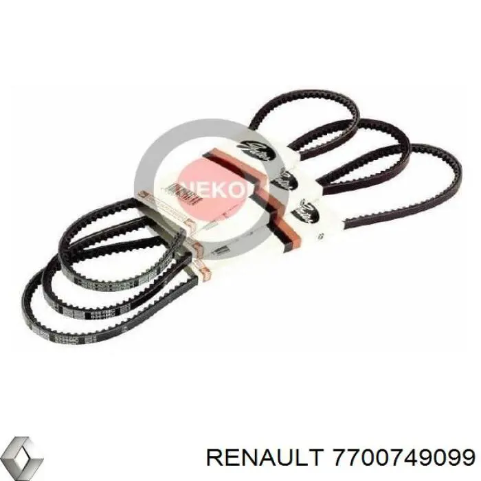 7700749099 Renault (RVI) correa trapezoidal