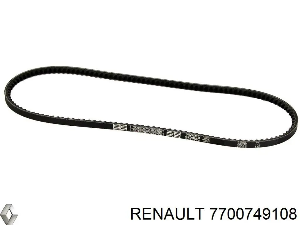 Correa de transmisión trapezoidal Renault (RVI) 7700749108 precio, desde 8,52 EUR