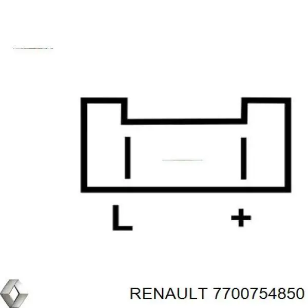 7700754850 Renault (RVI) alternador