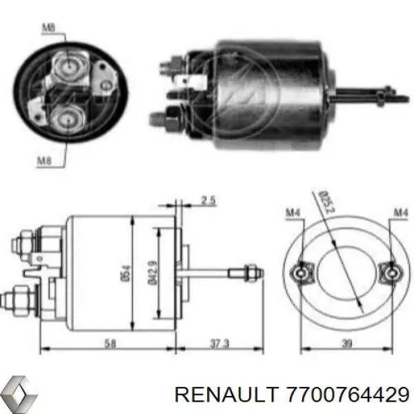7700764429 Renault (RVI) Arranque motores