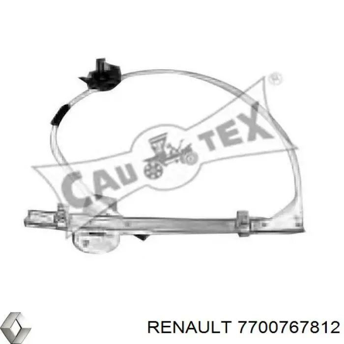 Mecanismo alzacristales, puerta delantera izquierda para Renault 21 (L48)