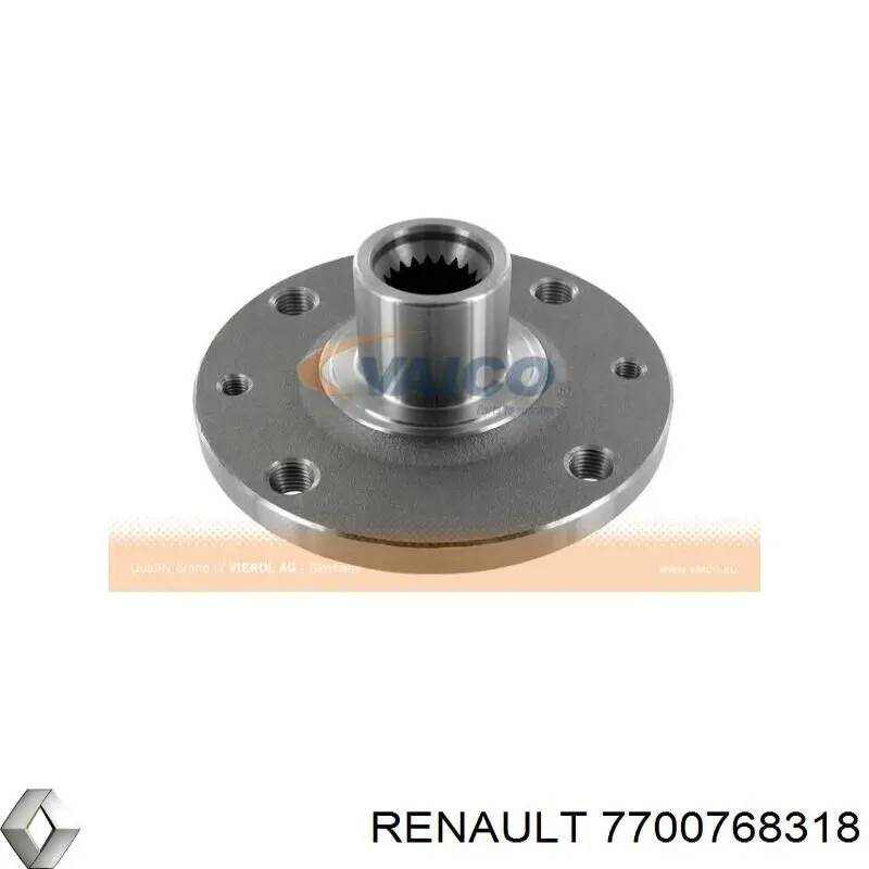 Cubo de rueda delantero Renault Clio 2 BB, CB
