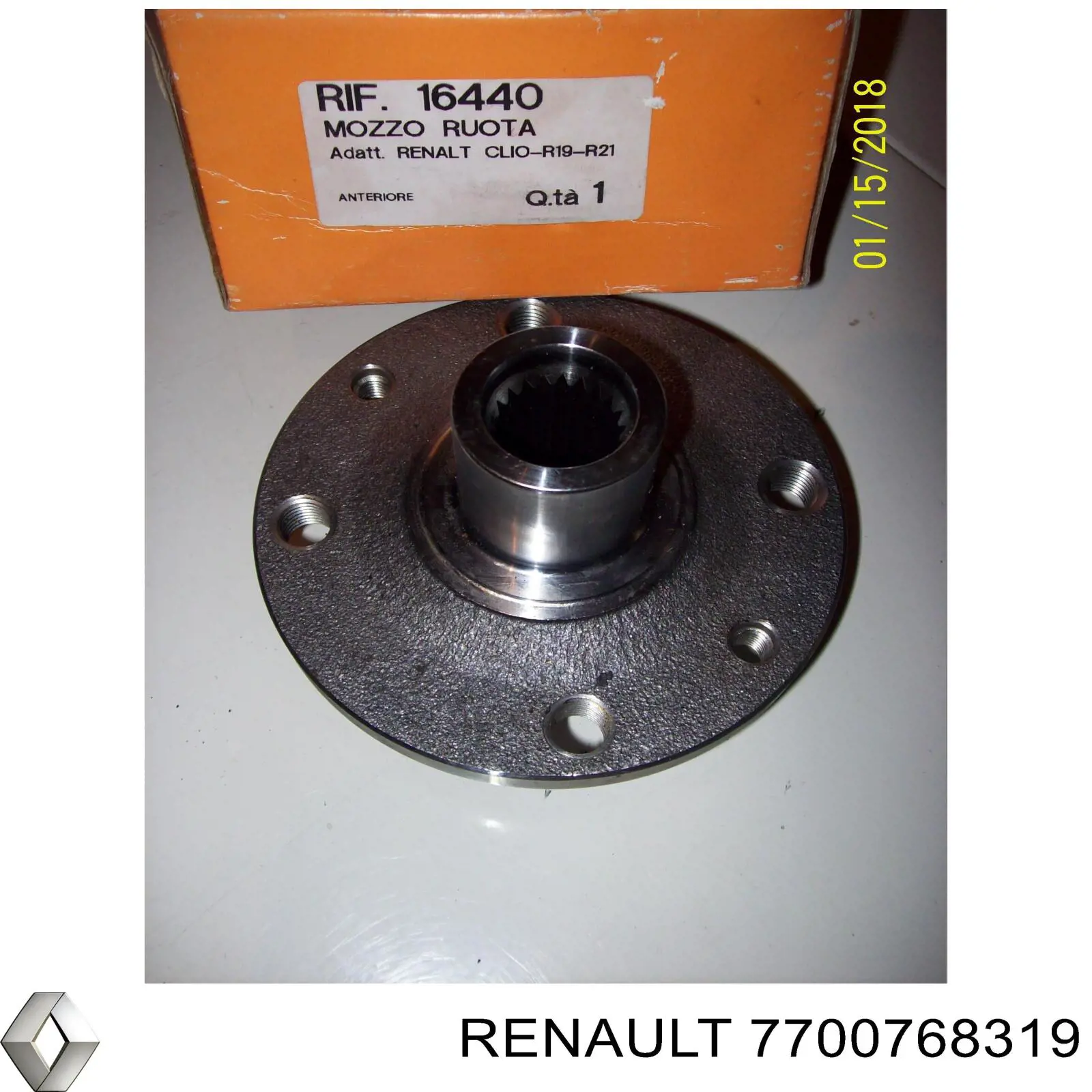 Comprar 7700768319 Renault (RVI) Bujes de ruedas