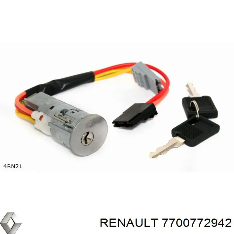 7700772942 Renault (RVI) Interruptor de encendido