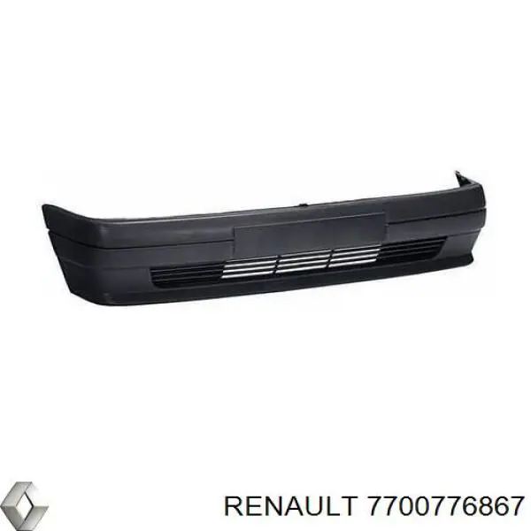 7700776867 Renault (RVI) paragolpes delantero