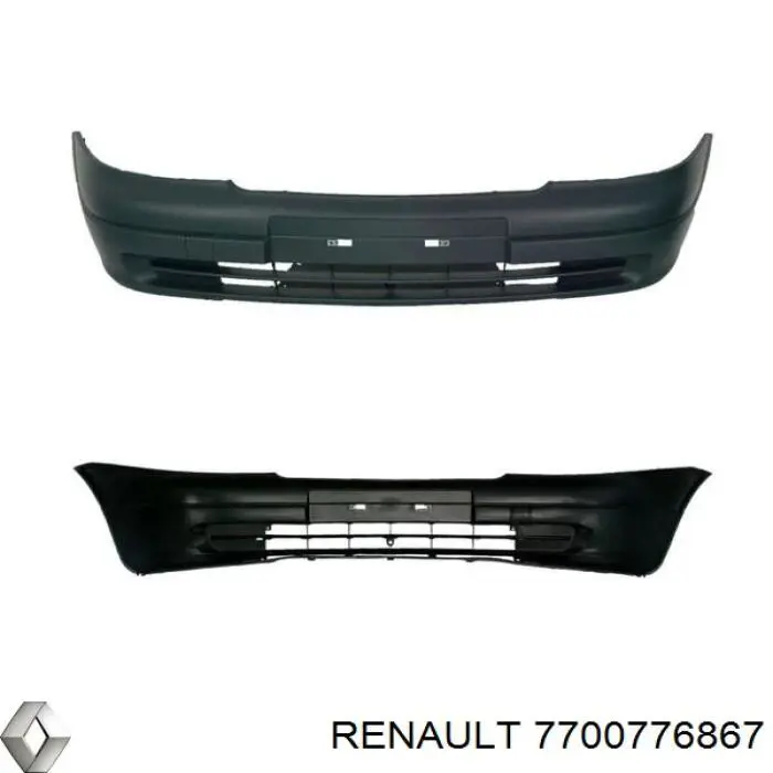 Parachoques delantero Renault (RVI) 7700776867 precio, desde 74,28 EUR