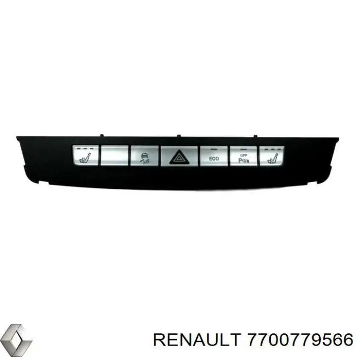 7700779566 Renault (RVI) conmutador en la columna de dirección izquierdo