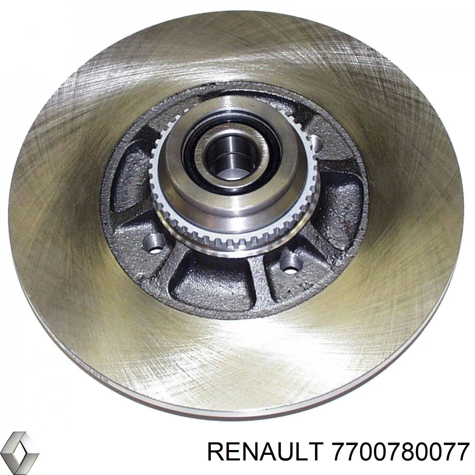 7700780077 Renault (RVI) disco de freno trasero