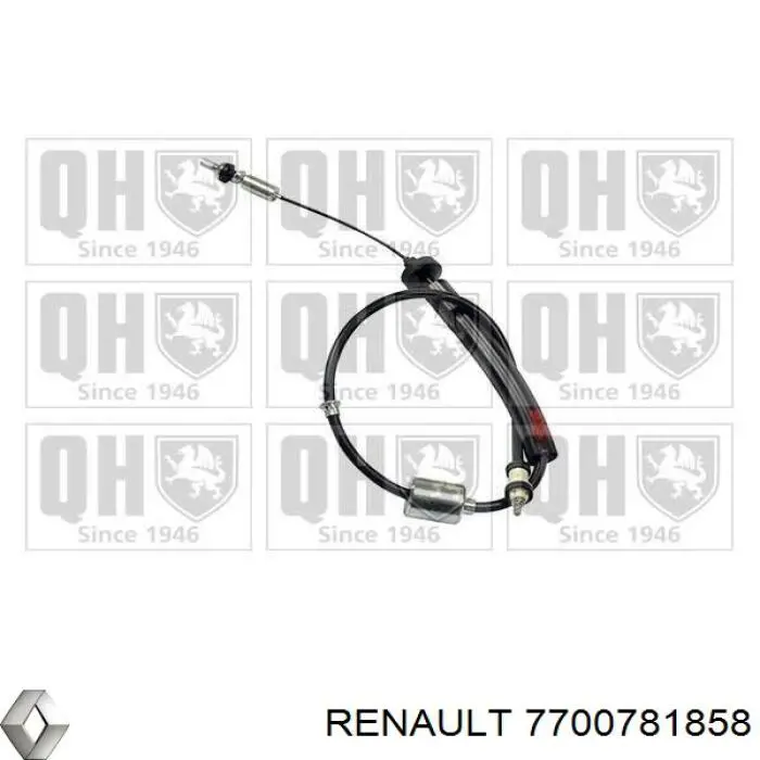Cable de embrague Renault (RVI) 7700781858 precio, desde 19,47 EUR