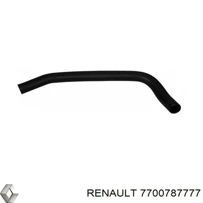 7700787777 Renault (RVI) manguera refrigerante para radiador inferiora