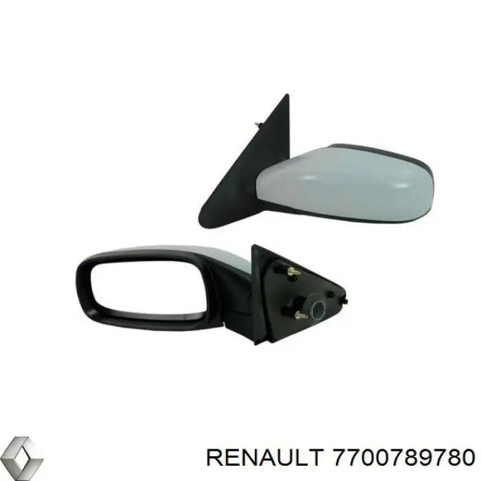 Retrovisor exterior derecho Renault (RVI) 7700789780