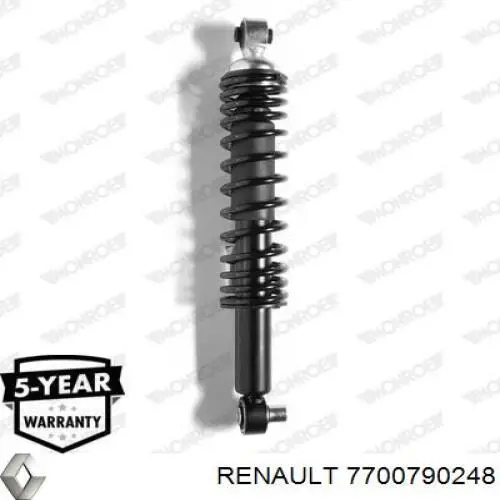 Amortiguador trasero Renault (RVI) 7700790248 precio, desde 79,89 EUR