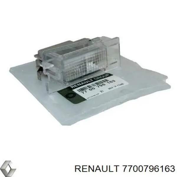 Comprar 7700796163 Renault (RVI) Luz matricula